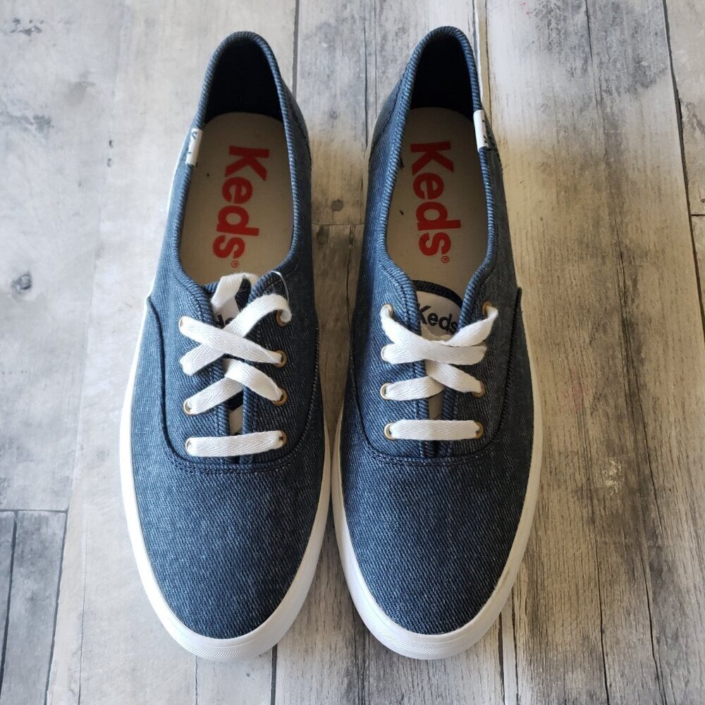 Keds Women's Champion Denim Sneaker – Size 10